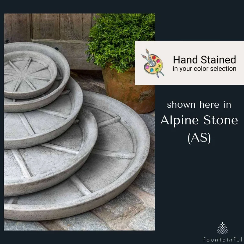 Concrete Saucers for Planters - Campania