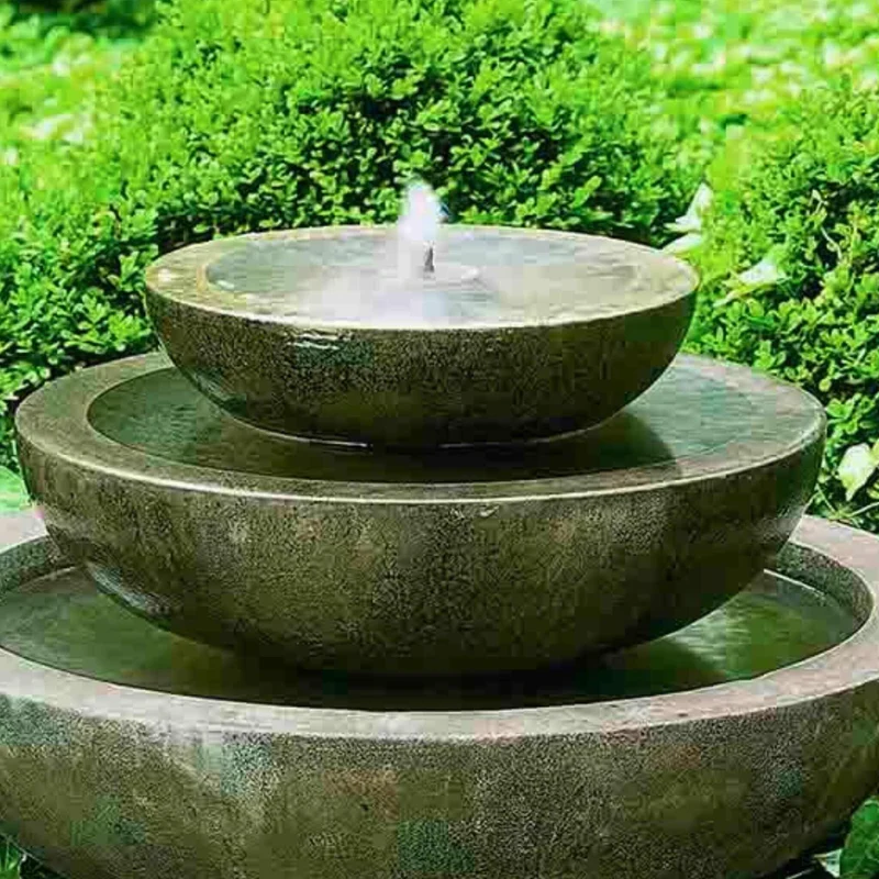 Platia 3-Tier Concrete Fountain - Campania #FT34