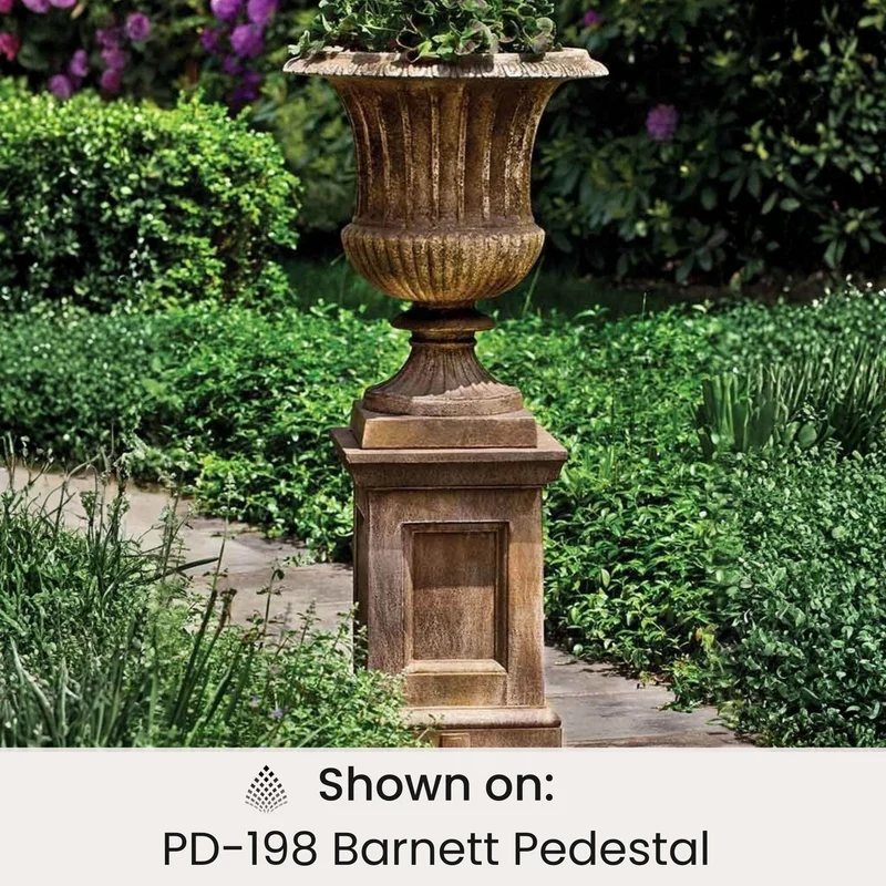 Smithsonian Classical Concrete Urn Planter - Campania #P659