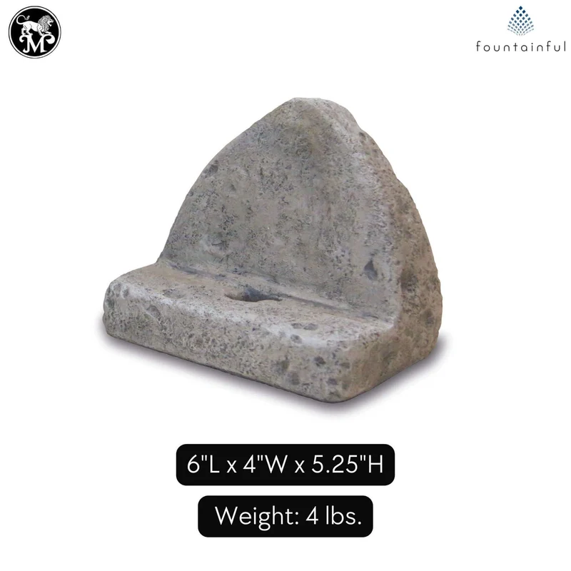 Concrete Stand for Garden Greeting Stone - Massarellis #1815