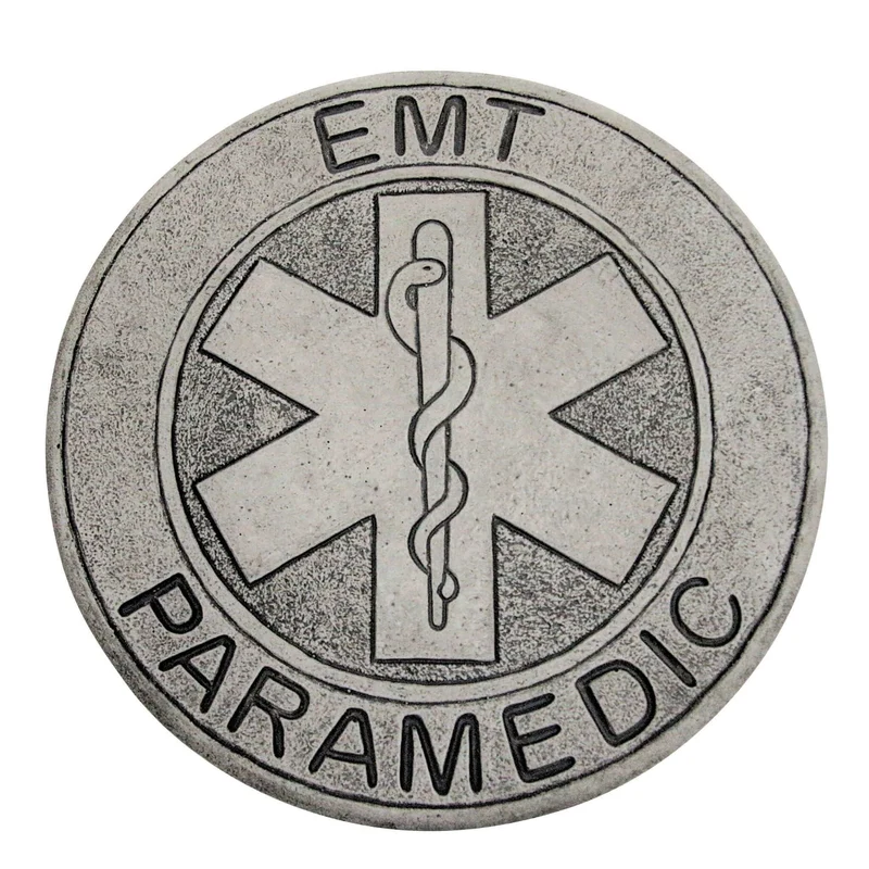 EMT Paramedic Concrete Garden Greeting Stone - Massarellis #1777