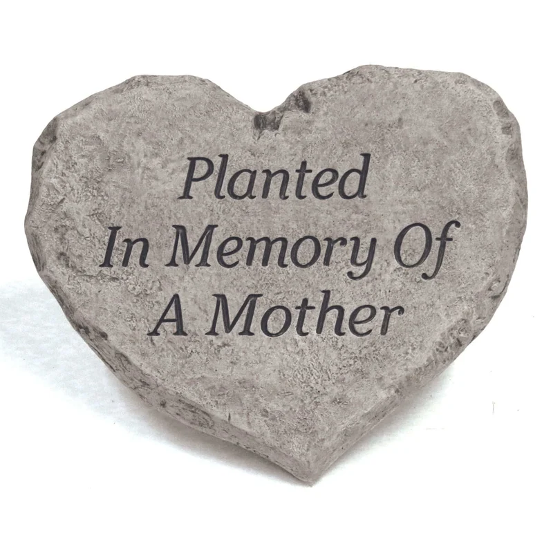 Mother Memorial Concrete Garden Greeting Stone - Massarellis #1761