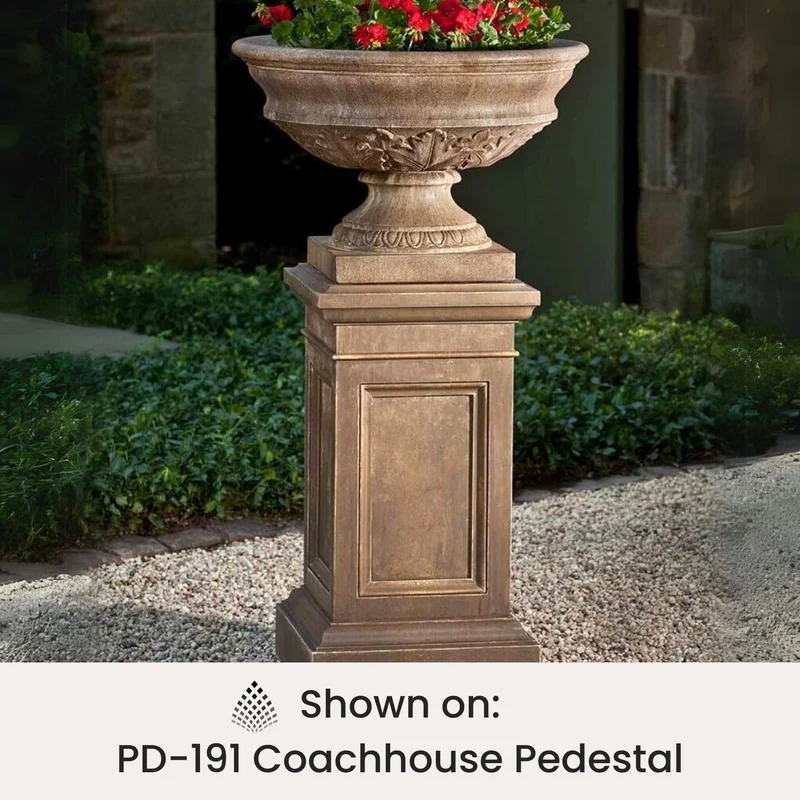 Coachhouse Concrete Urn Planter - Campania #P595