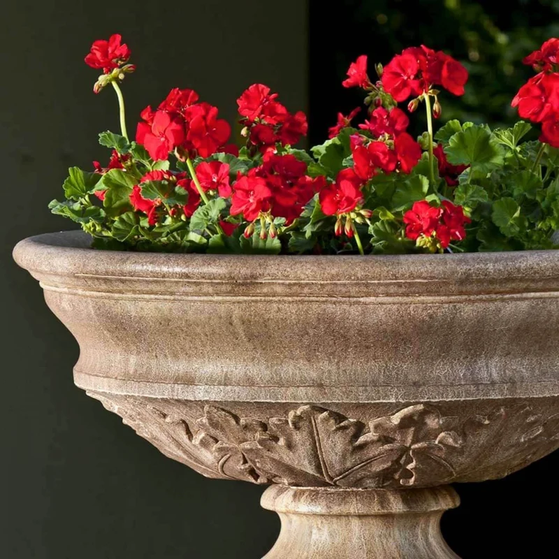 Coachhouse Concrete Urn Planter - Campania #P595