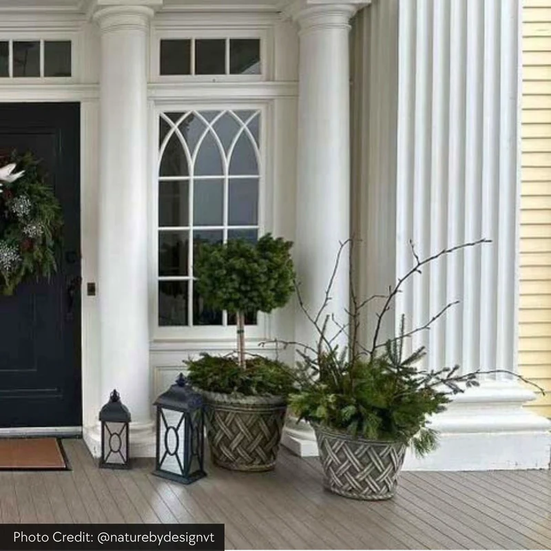 English Weave Series Concrete Planters - Campania