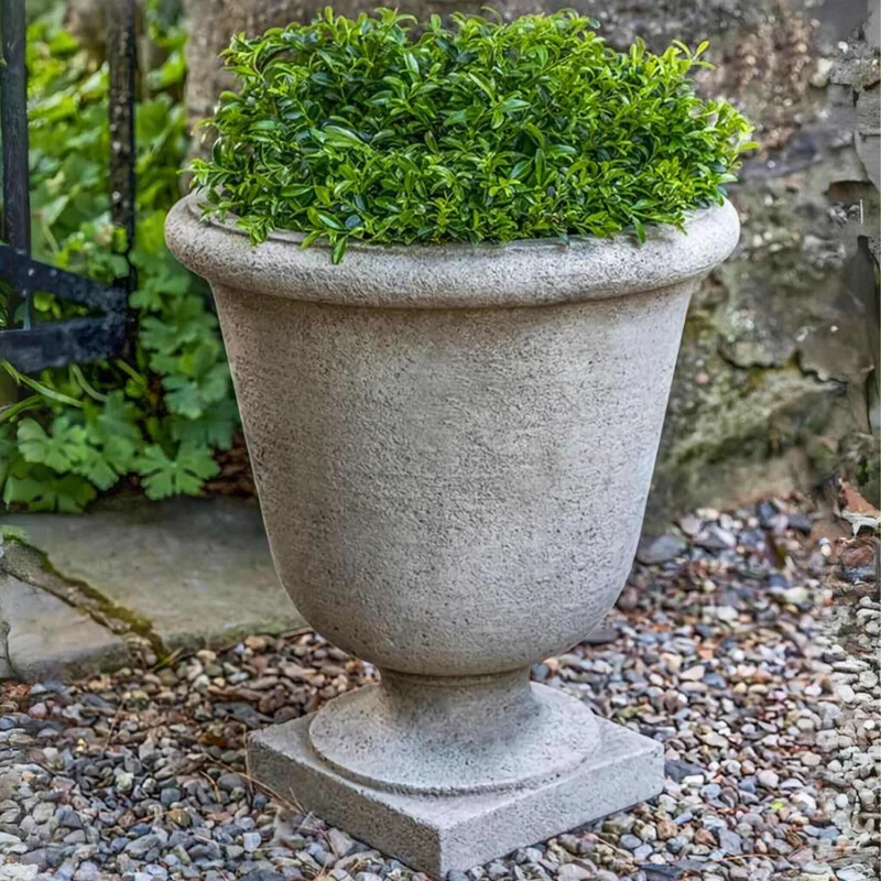 Hampton Terrace Concrete Urn Planter - Campania #P879