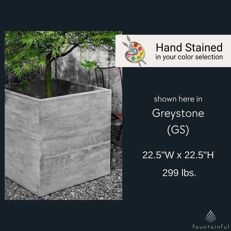 Chênes Brut Concrete Box Planter - Campania #P751