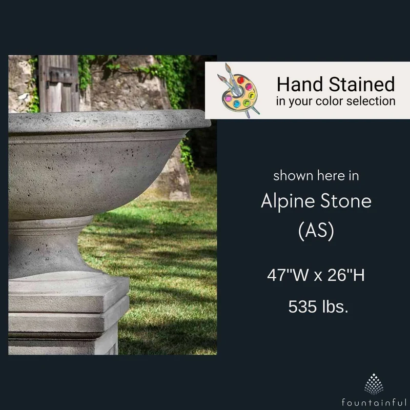 Monteros Concrete Urn Planter - Campania #P711