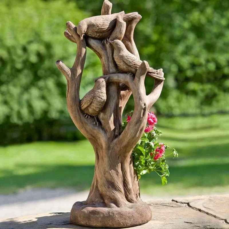 Morning Gossip Concrete Planter - Campania #P498