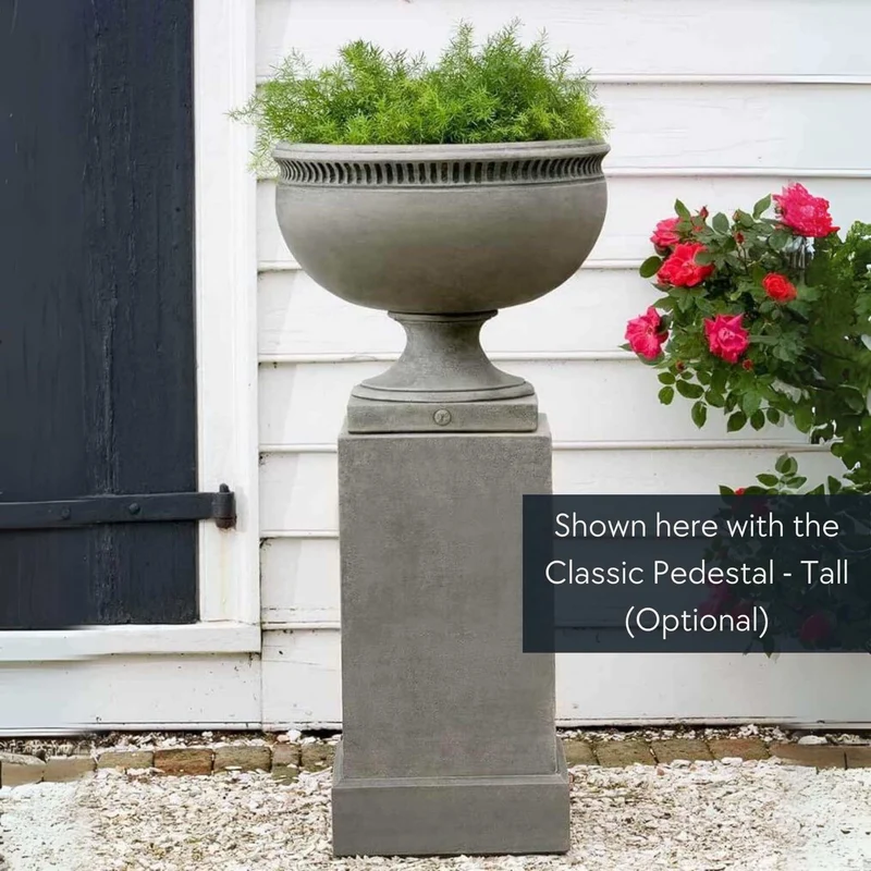 Williamsburg Tayloe House Concrete Urn Planter - Campania #P459