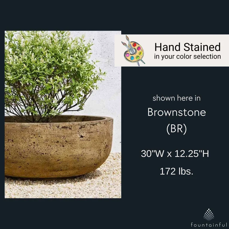 Mesa Large Concrete Planter - Campania #P438