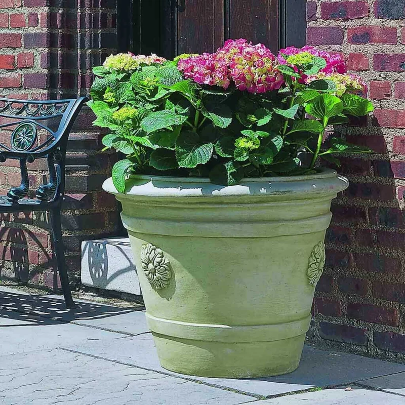 Certosa Medallion Concrete Planter - Campania #P297