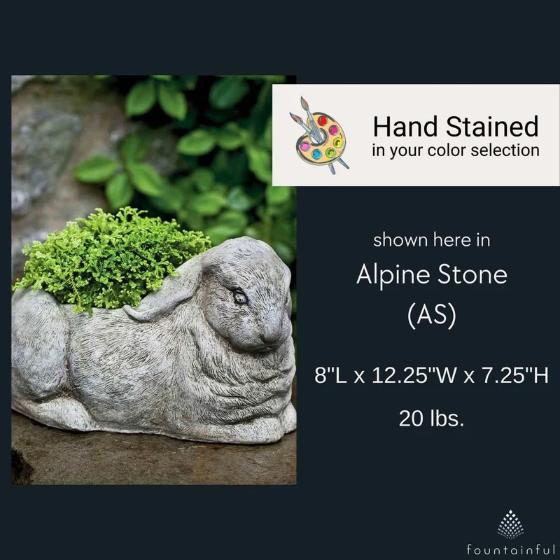 Bunny Concrete Planter - Campania #P068