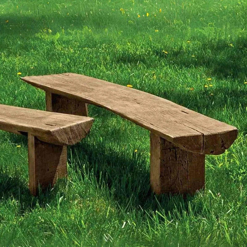 Large Bois Concrete Garden Bench - Campania #BE125