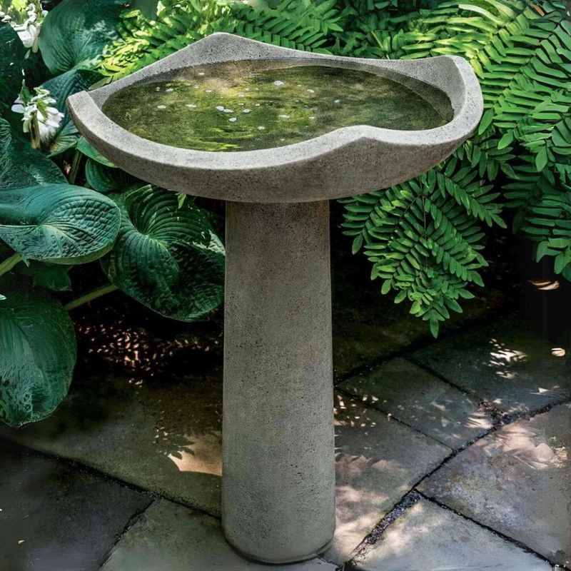 Oslo Large Concrete Bird Bath - Campania #B188