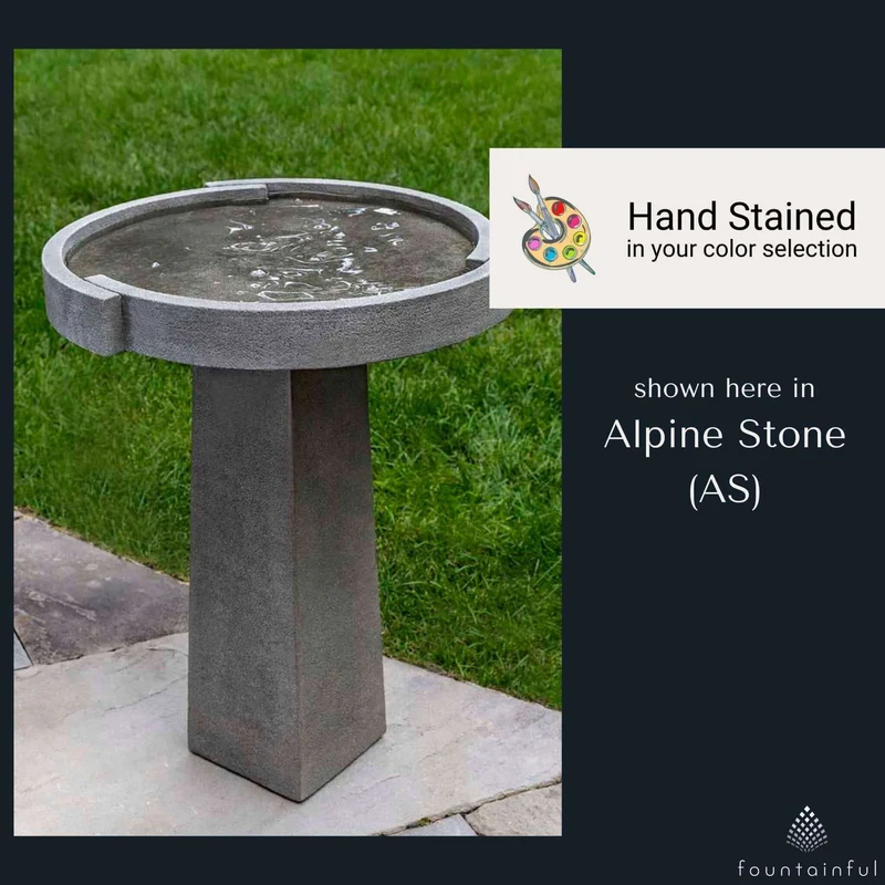 Concept Concrete Bird Bath - Campania #B185