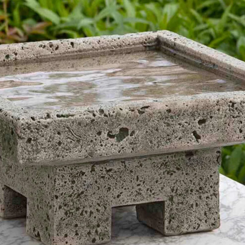 Kosei Concrete Bird Bath - Campania #B132
