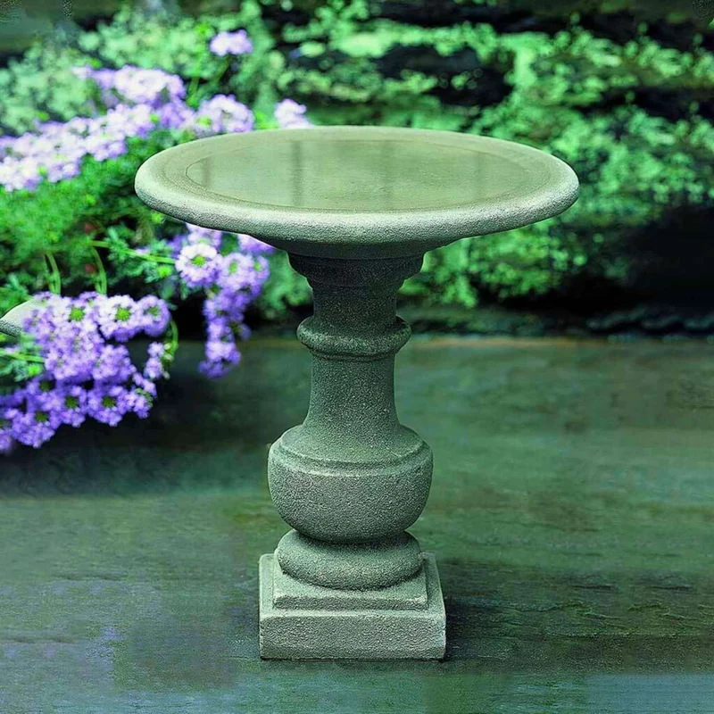 Siena Concrete Bird Bath - Campania #B075