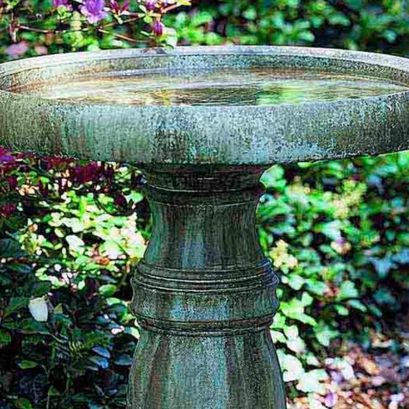 The Classic Large Concrete Bird Bath - Campania #B018