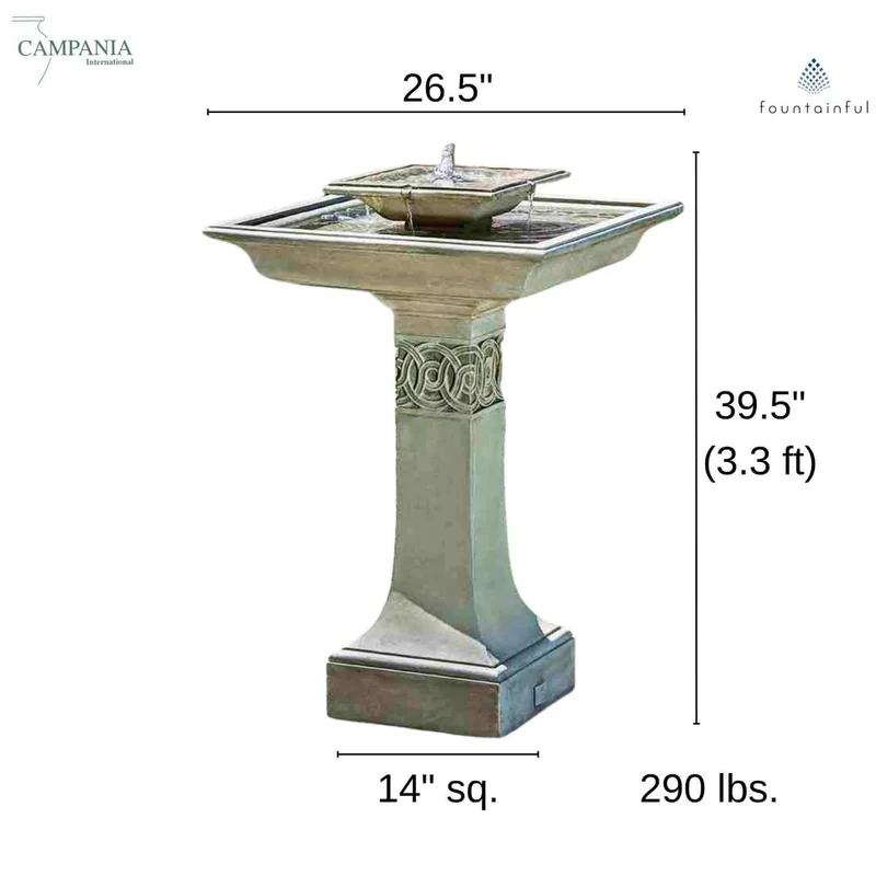 Portwenn Concrete Fountain - Campania #FT214