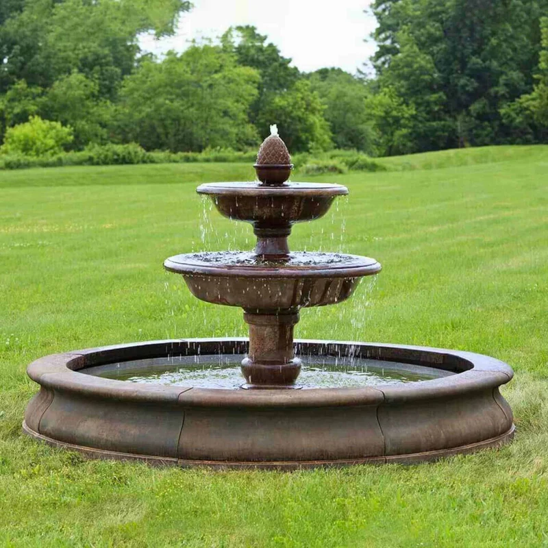 Beaufort 2-Tier Concrete Fountain - Campania #FT153