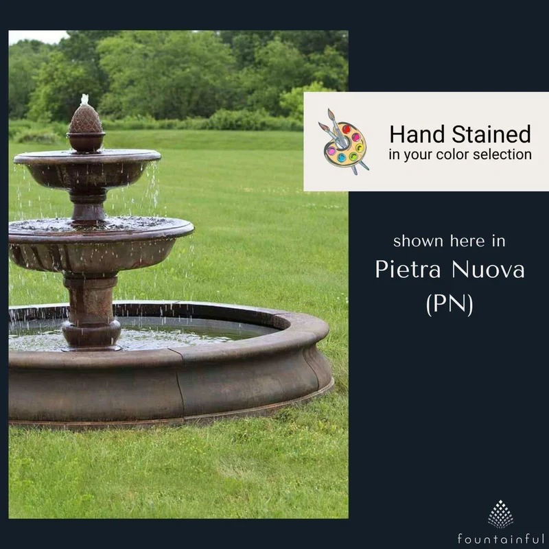 Beaufort 2-Tier Concrete Fountain - Campania #FT153