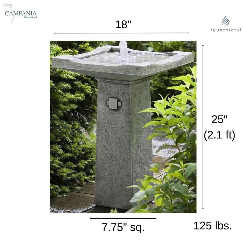 Bjorn Concrete Fountain - Campania #FT107