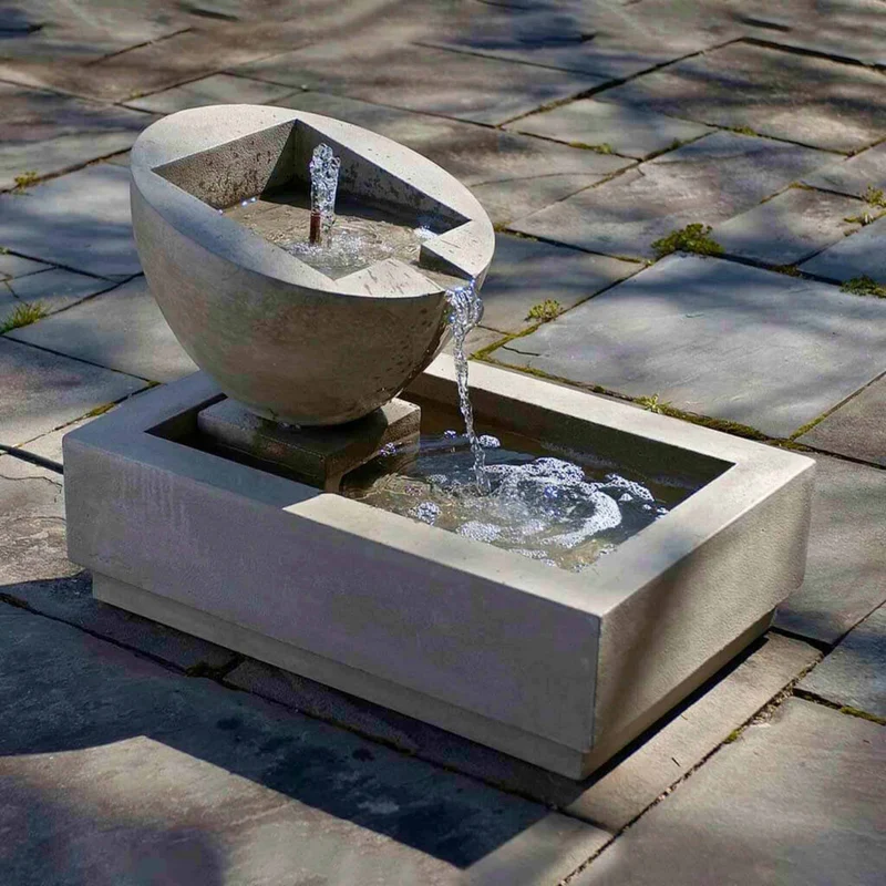 The Genesis II Concrete Fountain - Campania #FT73