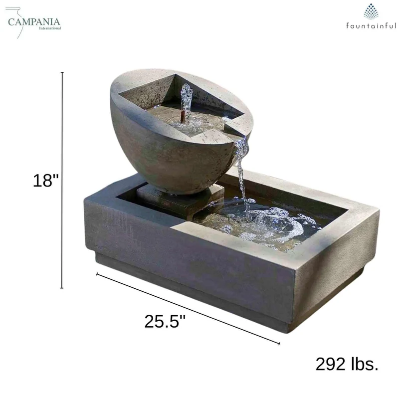 The Genesis II Concrete Fountain - Campania #FT73