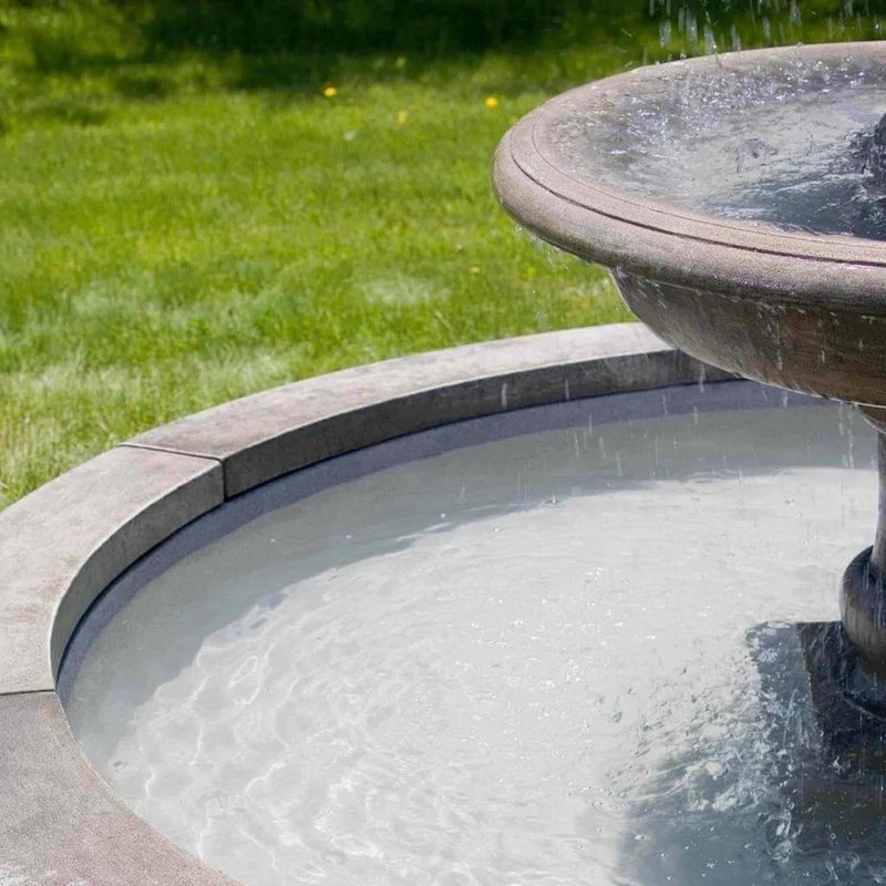 Newport 3-Tier Concrete Fountain - Campania #FT0124