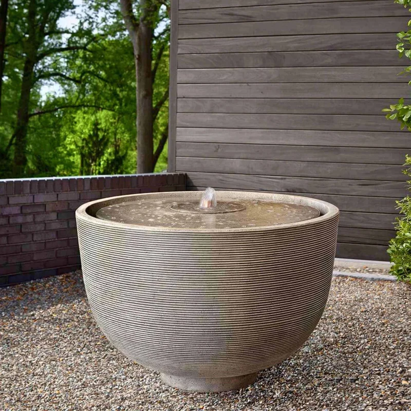 Alta Girona Concrete Bowl Fountain - Campania #FT395