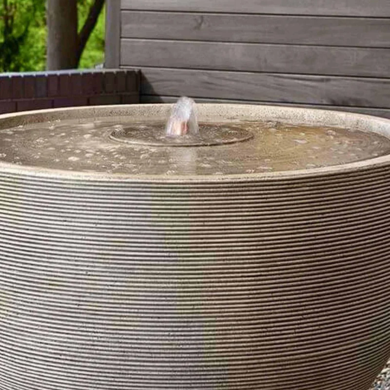 Alta Girona Concrete Bowl Fountain - Campania #FT395