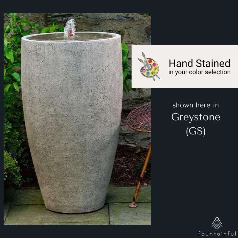 Manzanita Concrete Urn Fountain - Campania #FT367