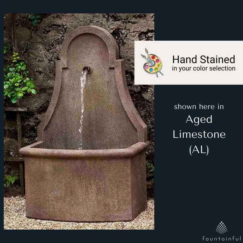 Closerie Concrete Wall Fountain - Campania #FT309