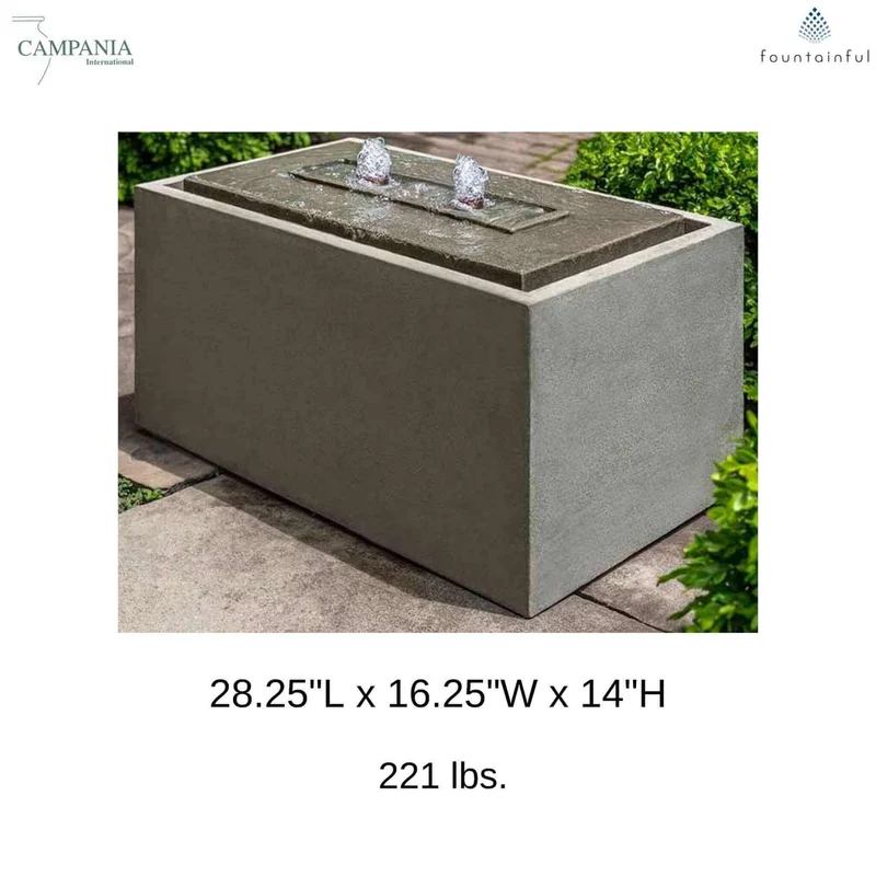 Lutea Concrete Fountain - Campania #FT323