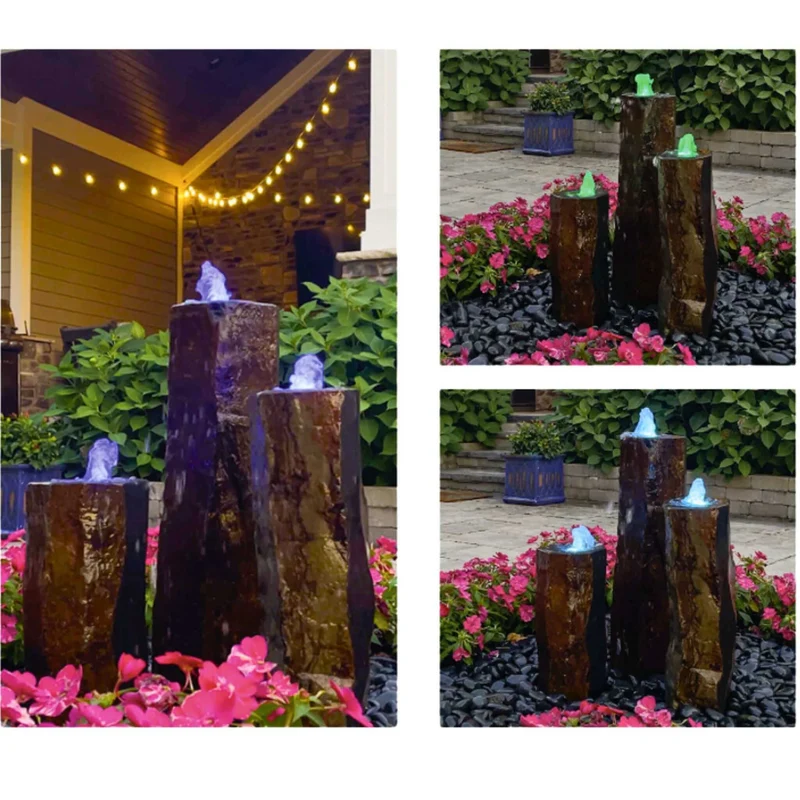 IllumiGlow® Fountain Plume Lighting 3-Bulb LED Kit - Blue Thumb Fountains