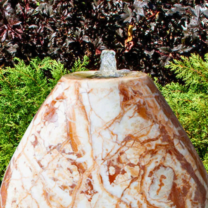 Red Marble Almond Fountain - Complete Kit - Blue Thumb