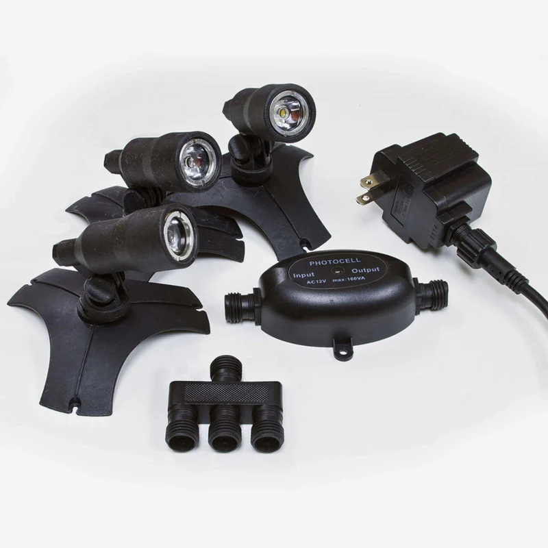 IllumiGlow® Fountain Ground Lighting 3-Bulb LED Kit