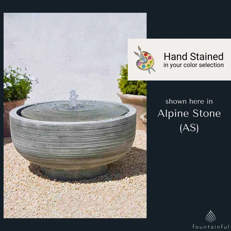 Girona Concrete Bowl Fountain - Campania #FT102