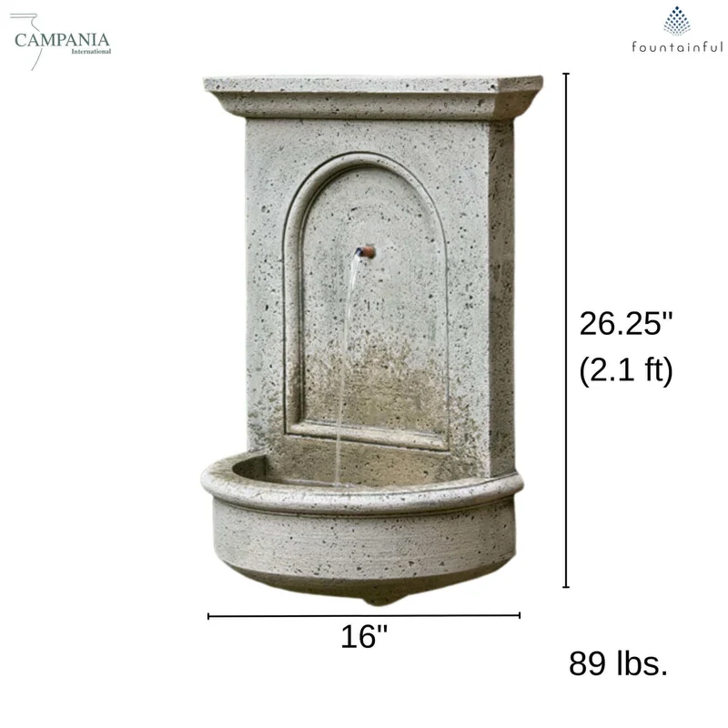 Portico Hanging Wall Fountain - Campania #FT129