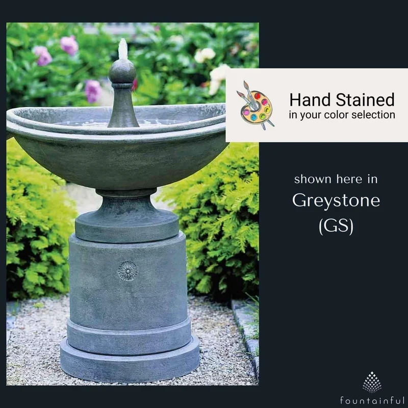Medici Ellipse Concrete Fountain - Campania #FT53