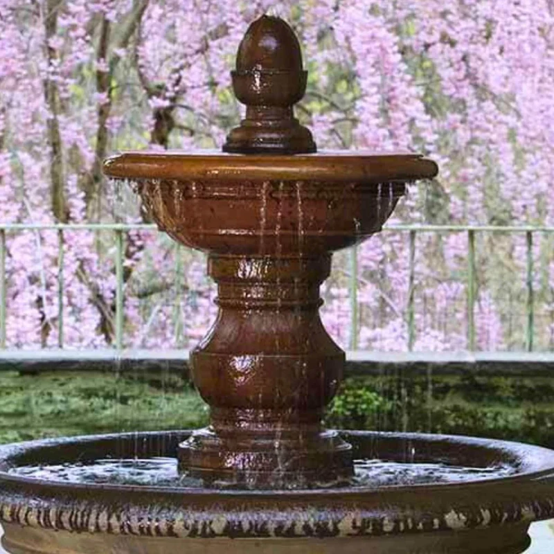 San Pietro 2-Tier Concrete Fountain - Campania #FT17
