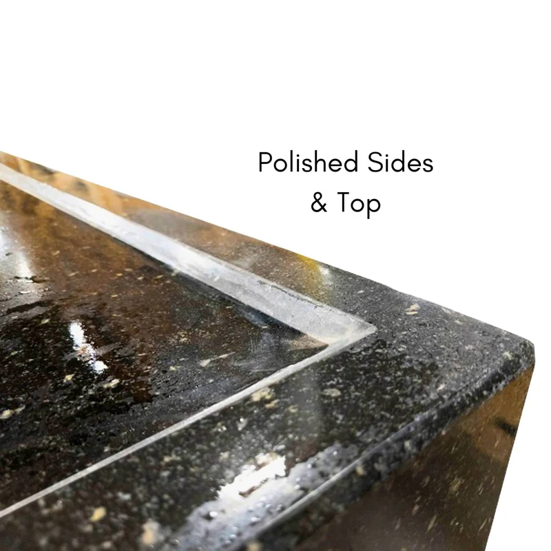 Basalt "Yoshida" Square Fountain & Pooling Block - Complete Kit - Blue Thumb