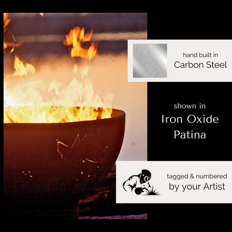 Funky Dog Gas Fire Pit in Steel - Fire Pit Art