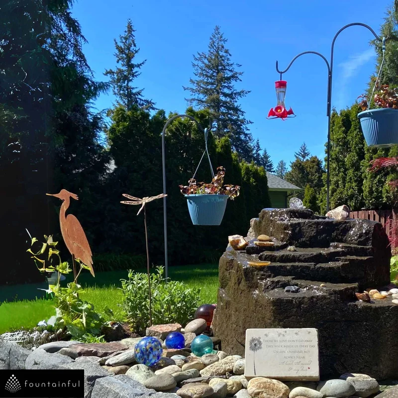 Mountain Spring GFRC Boulder Fountain - Complete Kit - Blue Thumb