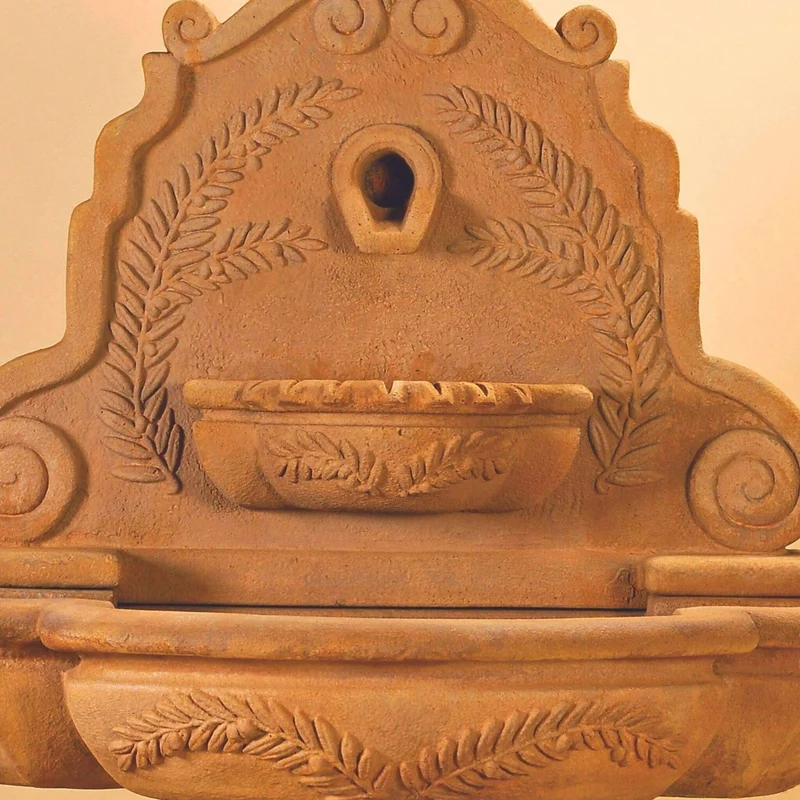 Olive Grove Concrete Wall Fountain - Giannini #1406