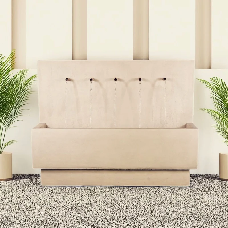 Penta Concrete Wall Fountain - Giannini #1747