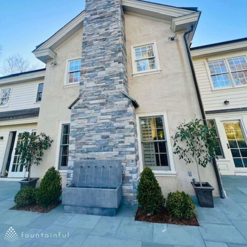 Penta Concrete Wall Fountain - Giannini #1747