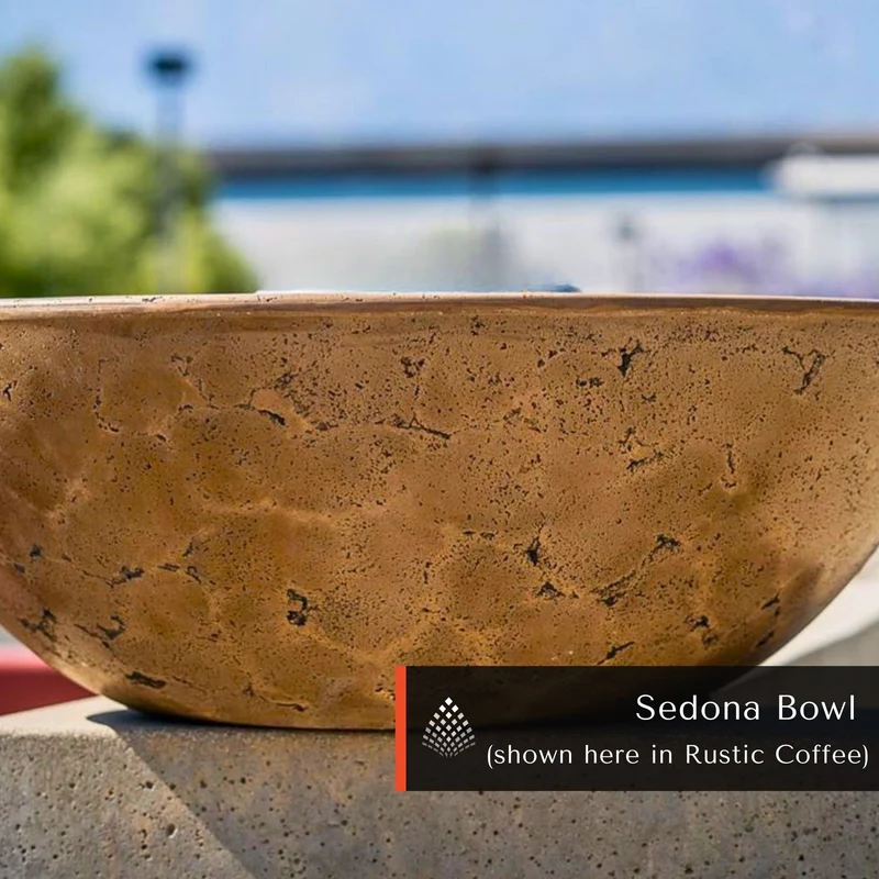 Sedona Concrete Water Bowl - The Outdoor Plus