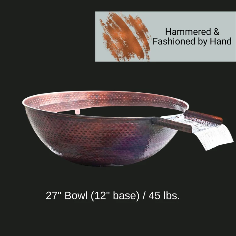 Sedona Copper Water Bowl - The Outdoor Plus